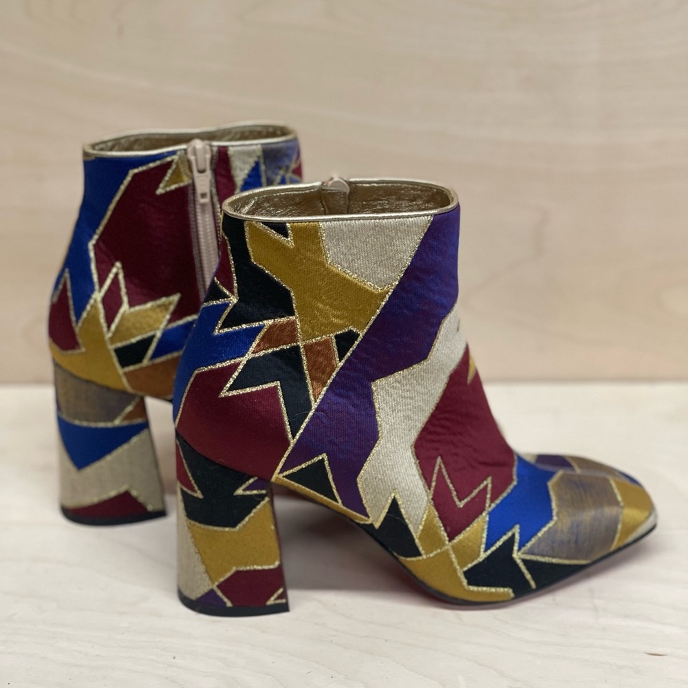 Louboutin Hilconico booties sz 7 womens worn once no box or tags 100% authentic